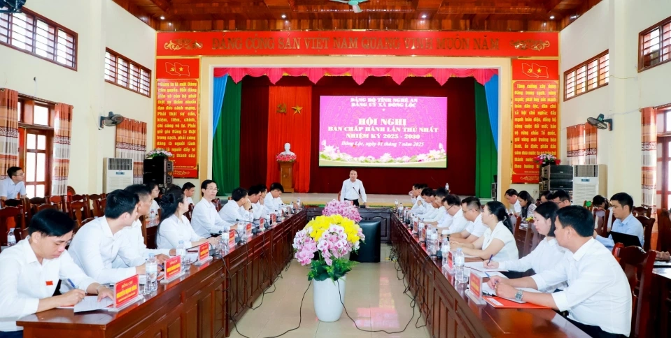 Vận hành thử mô hình chính quyền địa phương 2 cấp tại xã Đông Lộc ( Nghệ An).