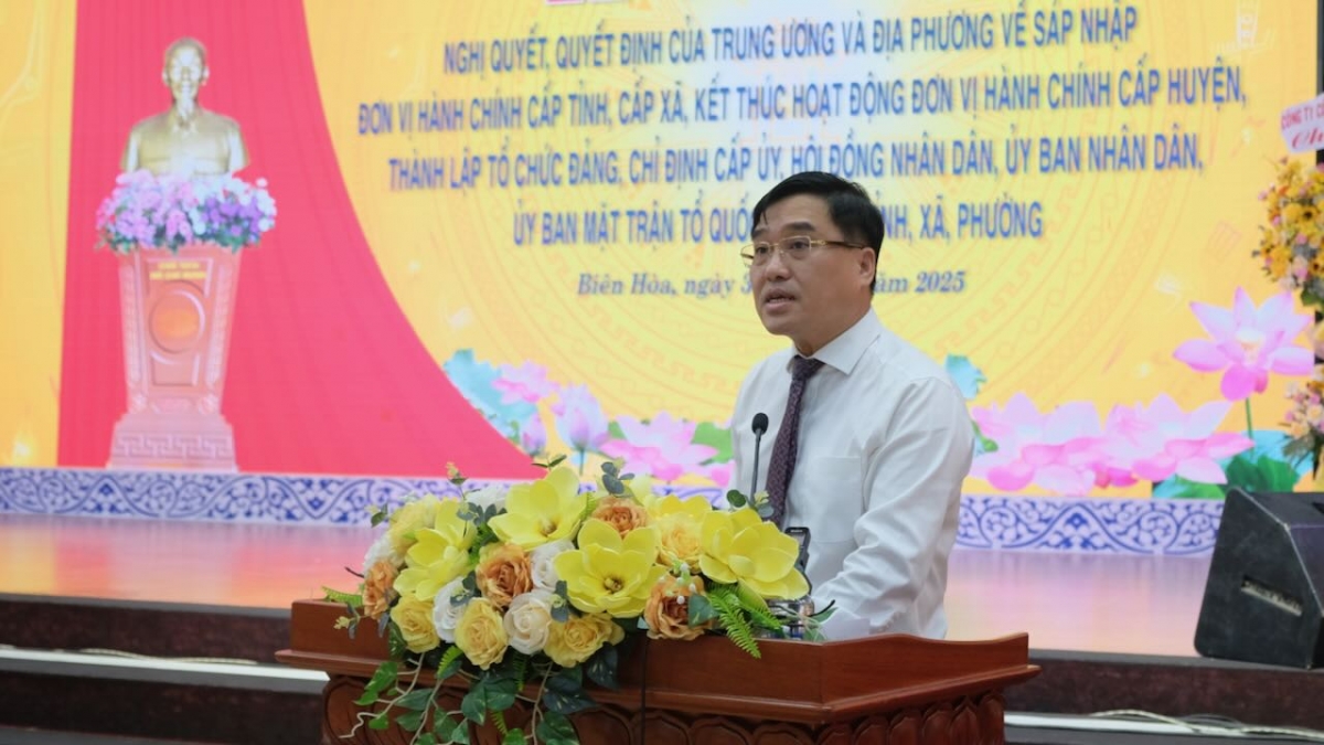 Ông Hồ Văn Nam - Bí thư Đảng uỷ phường Trấn Biên (Ảnh: Duy Phương)