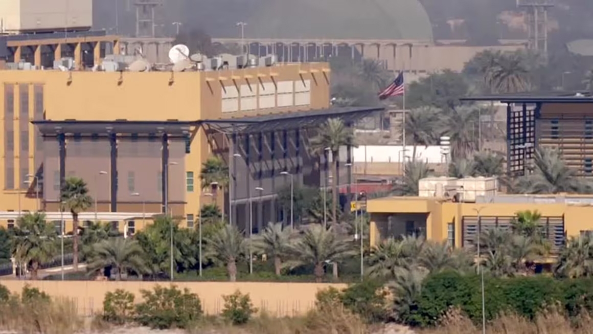 Đại sứ quán Mỹ tại Iraq. Ảnh: Reuters