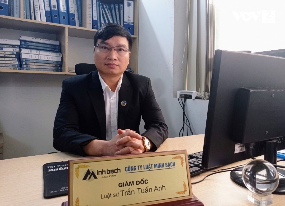 Luật sư Trần Tuấn Anh - Giám đốc Công ty luật Minh Bạch (Đoàn luật sư TP Hà Nội)