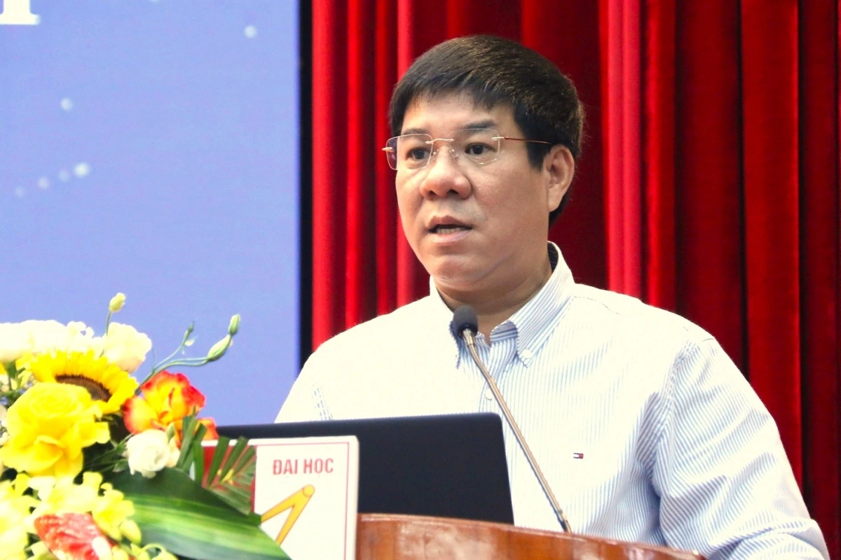 GS Huỳnh Văn Chương, Cục trưởng Cục Quản lý chất lượng (Bộ GD-ĐT). Ảnh: Thanh Hùng.