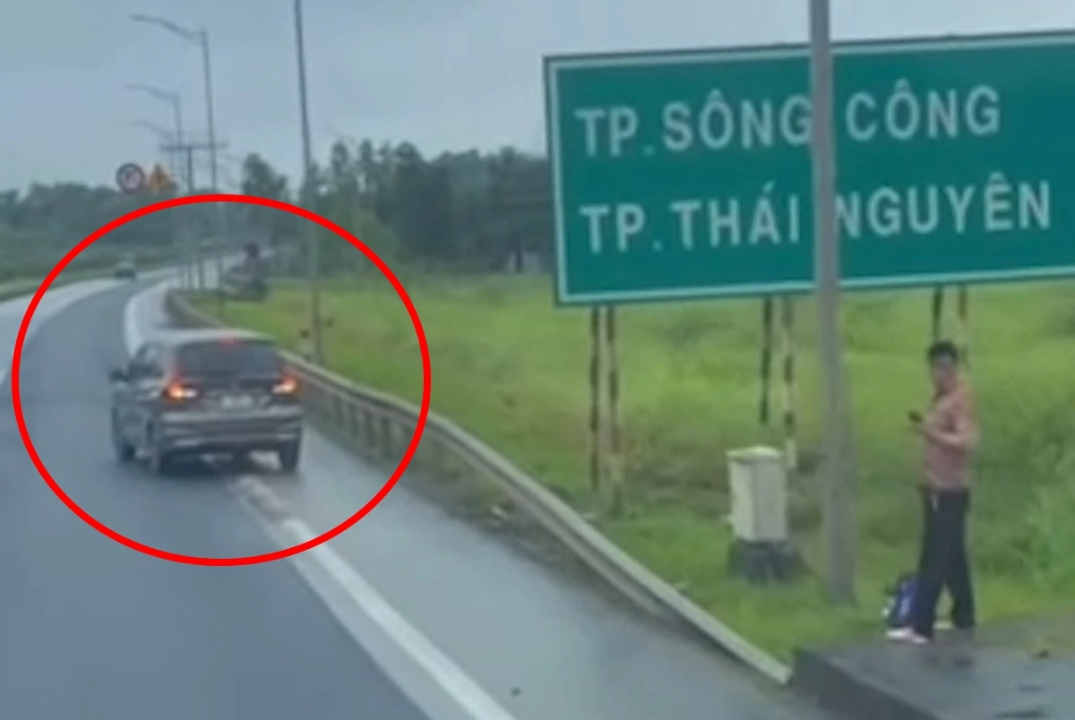 Phương tiện vi phạm được ghi lại