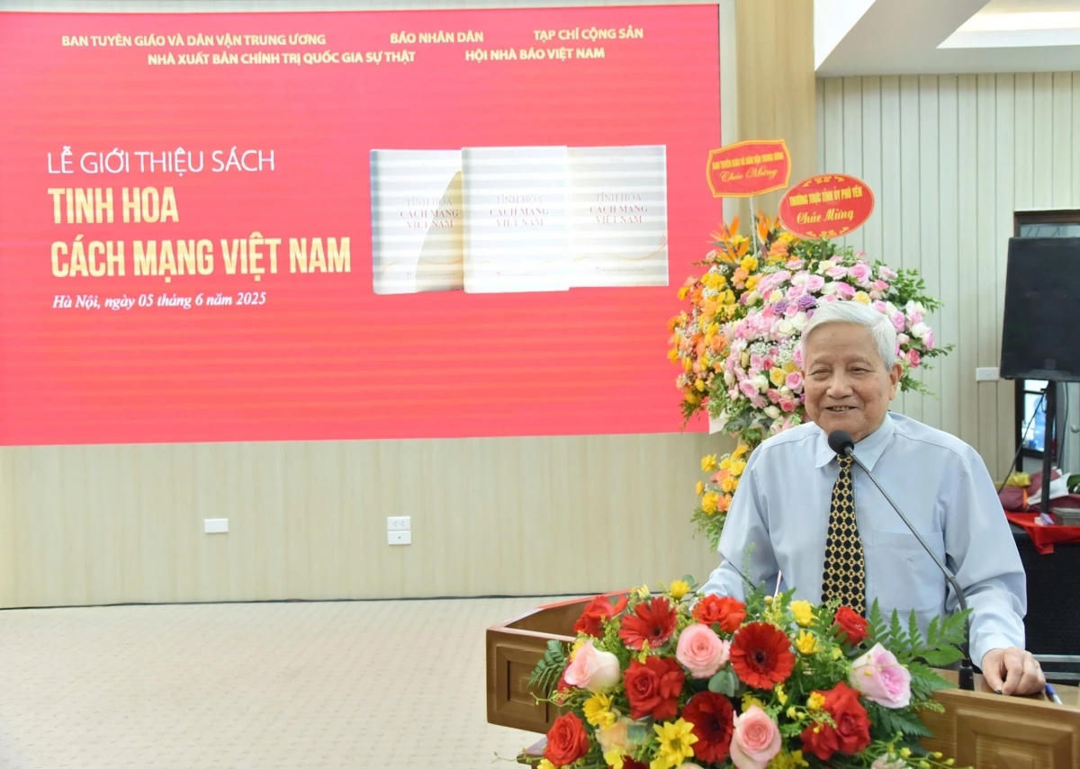 Nhà báo lão thành Hà Đăng chia sẻ về cuốn sách "Tinh hoa cách mạng Việt Nam"