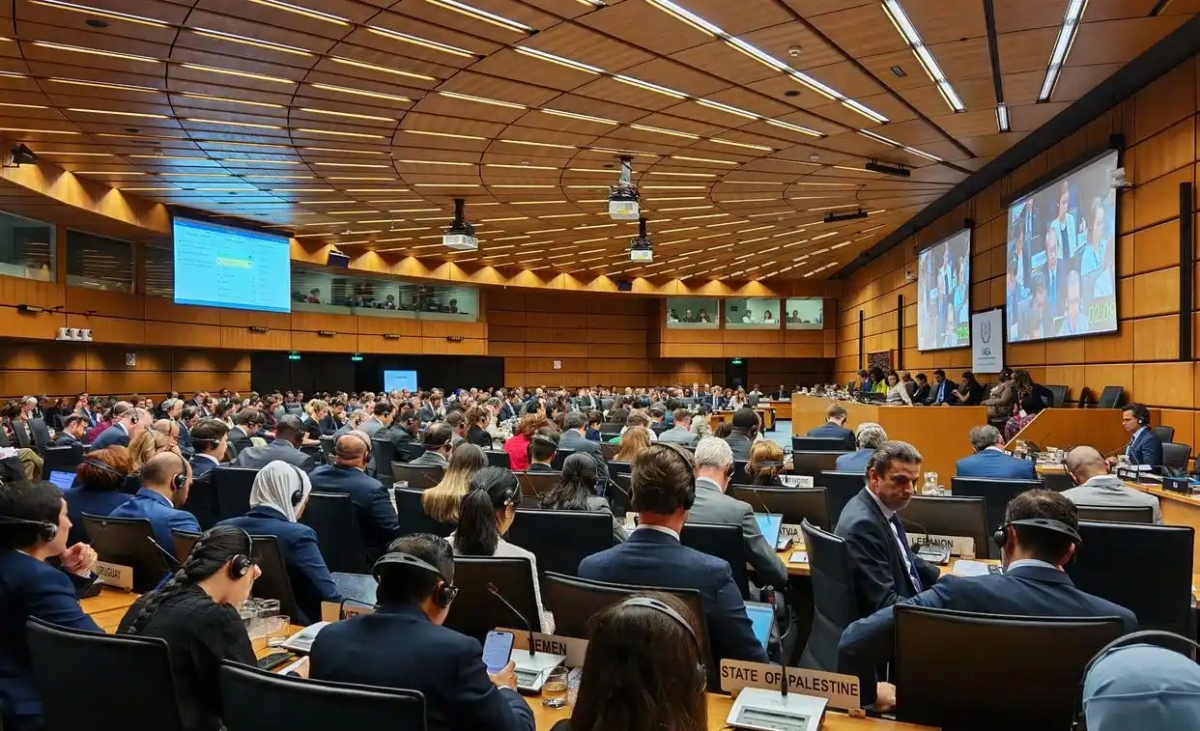 Quang cảnh cuộc họp của IAEA. Ảnh: Phái đoàn thường trực của Trung Quốc tại Vienna