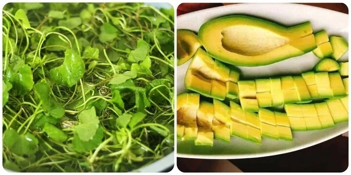 Rau má và quả bơ rất tốt cho người men gan cao