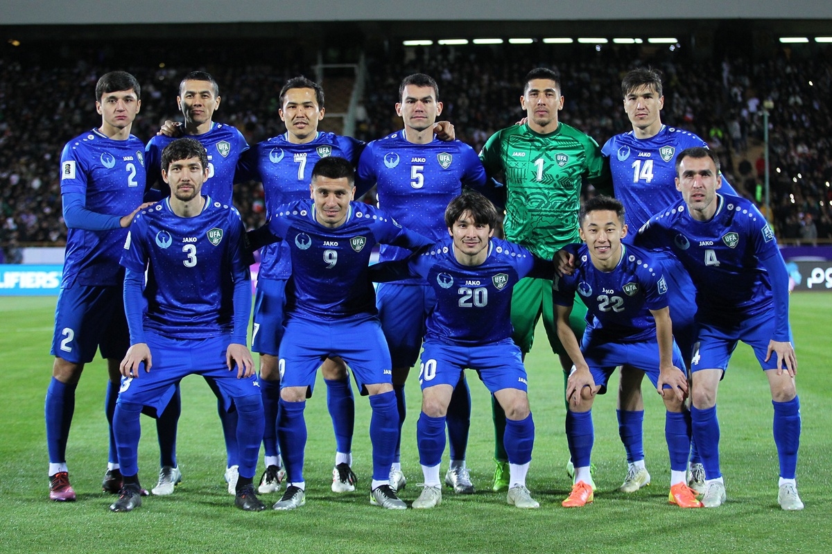 Uzbekistan chỉ cần giành thêm 1 điểm là có vé dự VCK World Cup 2026. (Ảnh: AFC). 