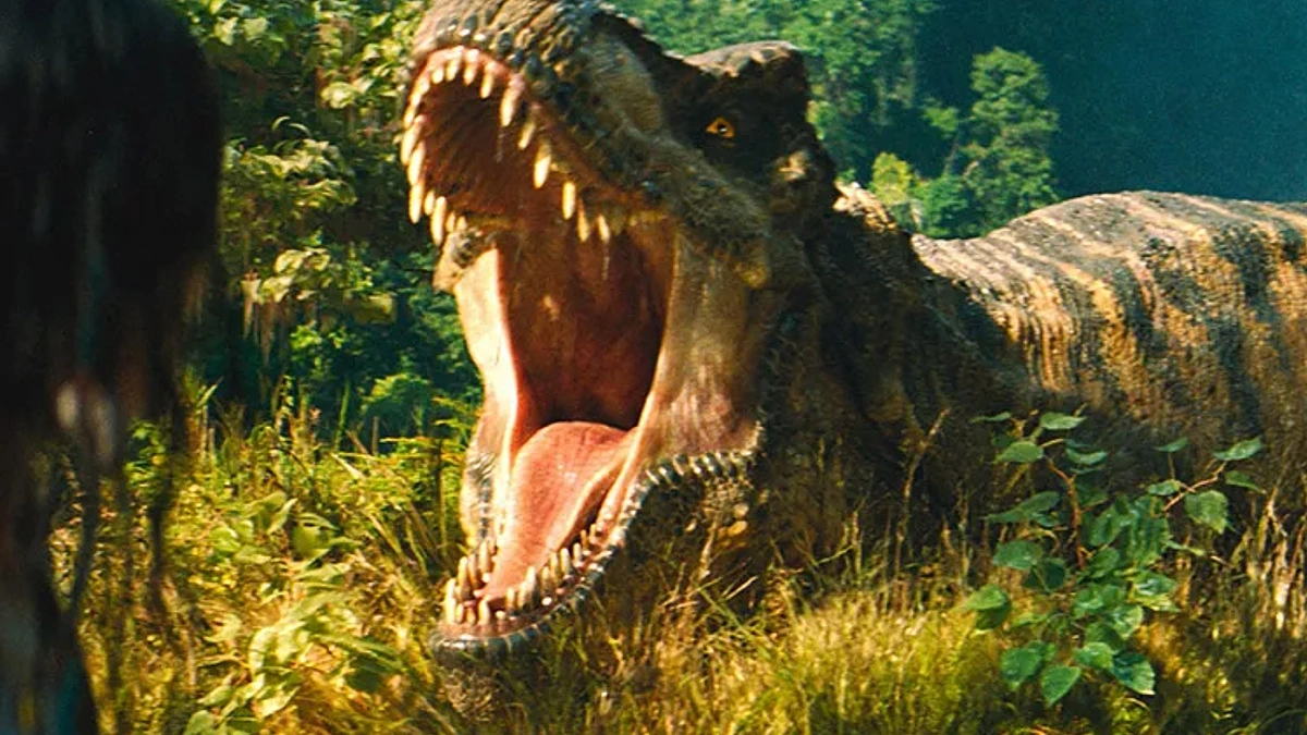 Cảnh trong phim "Jurassic World Rebirth".