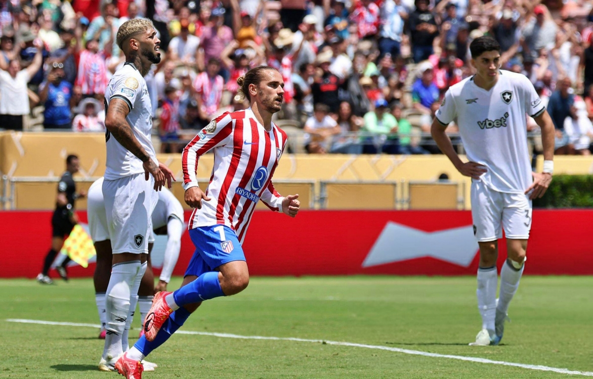 Griezmann ghi bàn thắng duy nhất của trận đấu. (Ảnh: Getty)