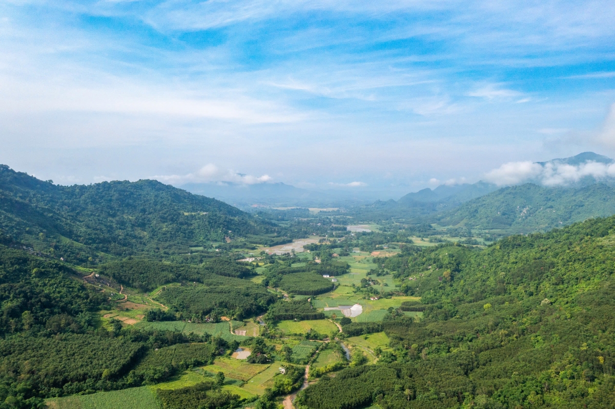 Xóm Khe Sơn, xã Đồng Văn, huyện Tân Kỳ (Nghệ An) . Ảnh: Nguyễn Đạo