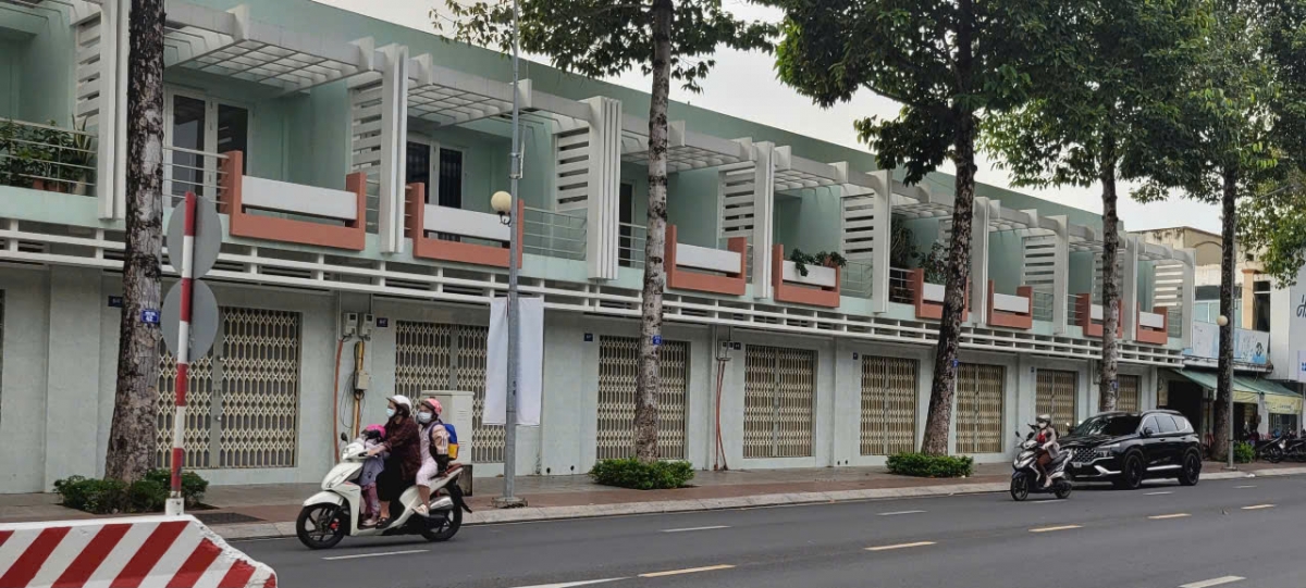 Dãy nhà công vụ tại tỉnh Tiền Giang dành cho cán bộ công tác xa nhà