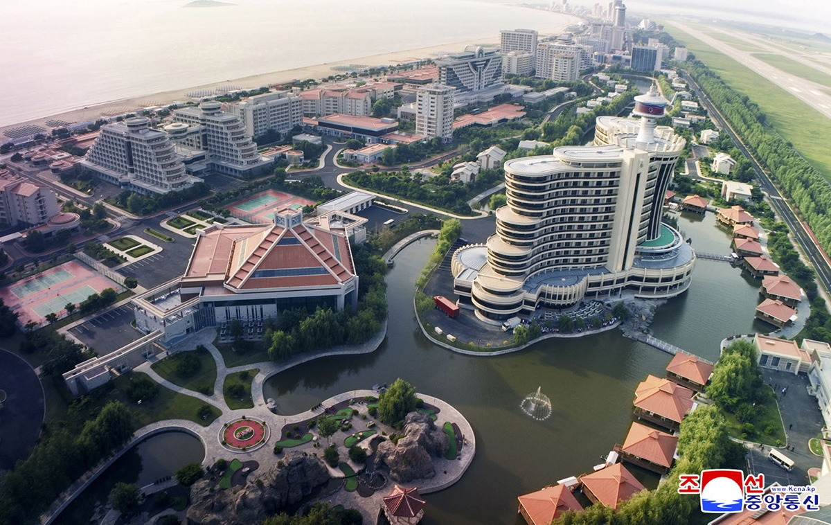 Khu du lịch Kalma của Triều Tiên (ảnh KCNA)