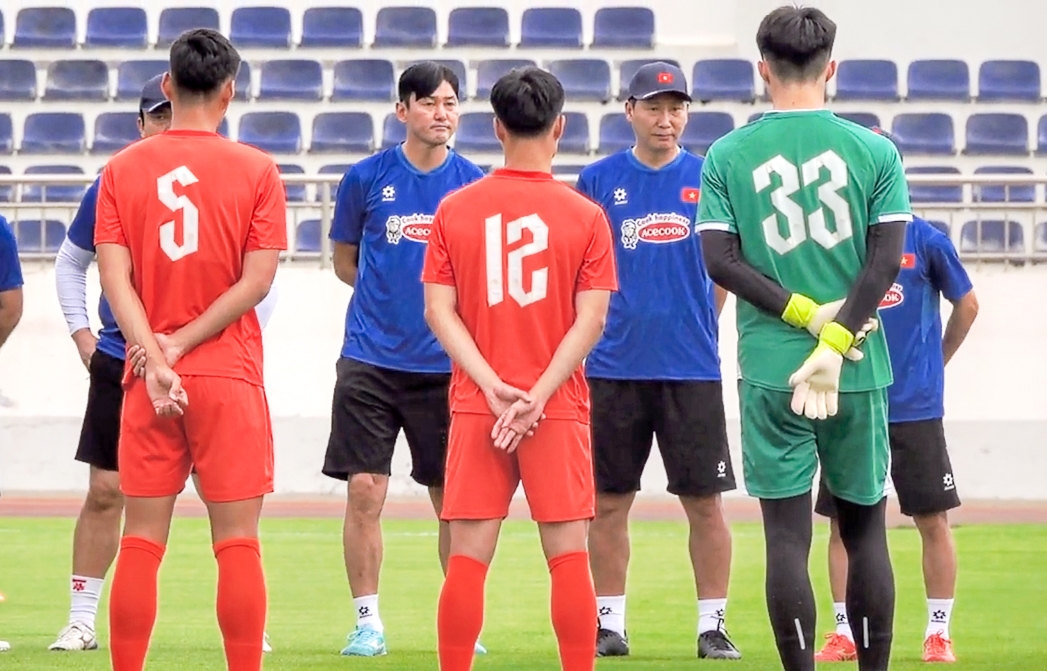 Thầy trò HLV Kim Sang Sik sẽ có hai trận giao hữu kín để chuẩn bị cho Giải vô địch U23 Đông Nam Á 2025 diễn ra tại Indonesia. (Ảnh: VFF)