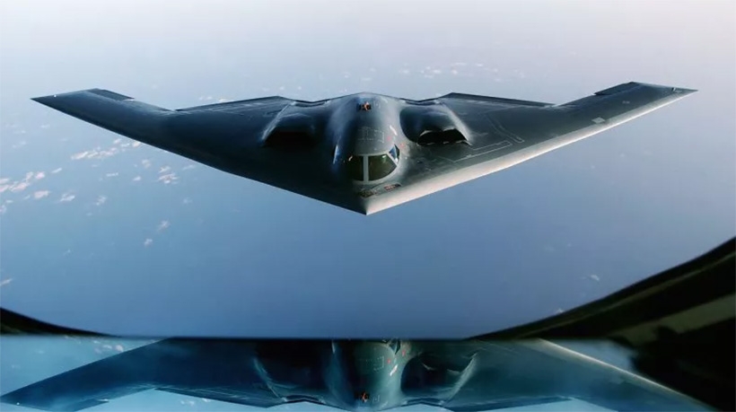 Máy bay ném bom tàng hình B-2 của Mỹ. Ảnh: USAF