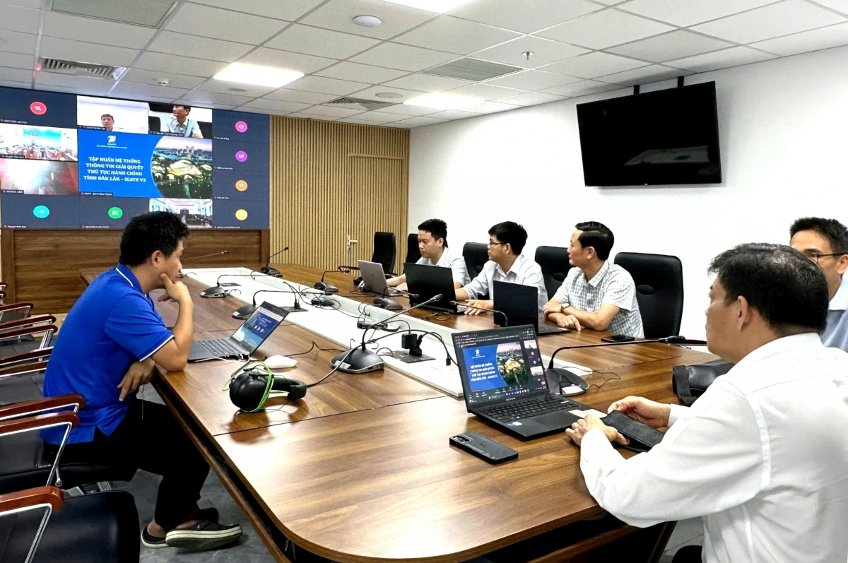 Một điểm cầu ở Đắk Lắk tham gia tập huấn