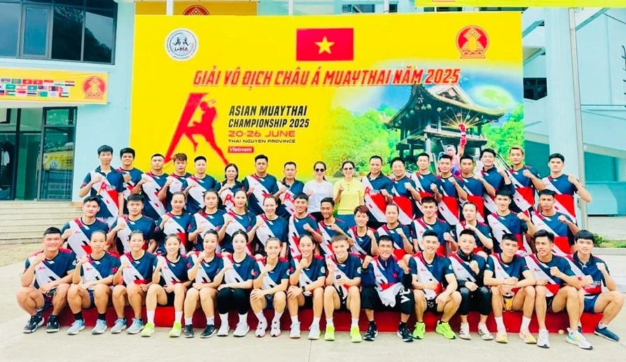 Vietnam wins nine gold medals at Asian Muay Thai Championship. (Photo: SGGP)