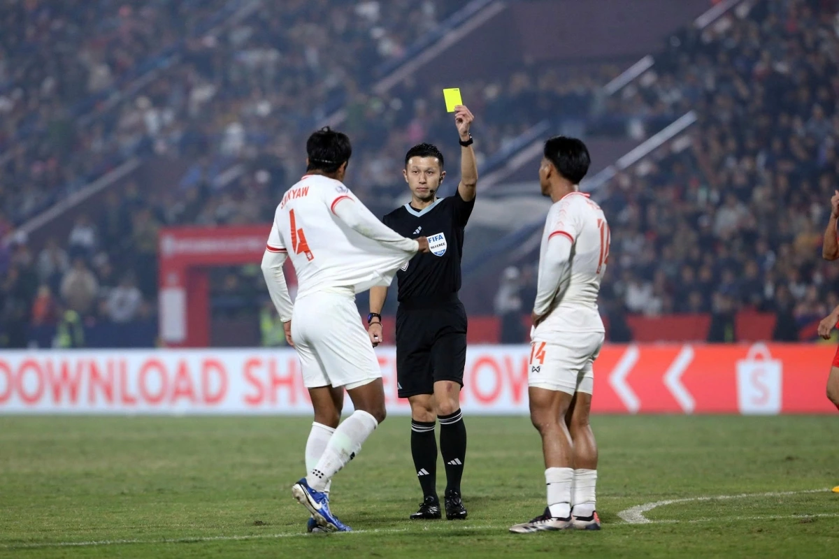 Trọng tài Nagamine Koki sẽ điều hành trận derby Thủ đô giữa Hà Nội FC và Thể Công Viettel. (Ảnh: VPF)