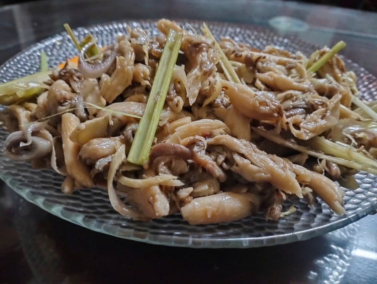 Món nấm mối xào
