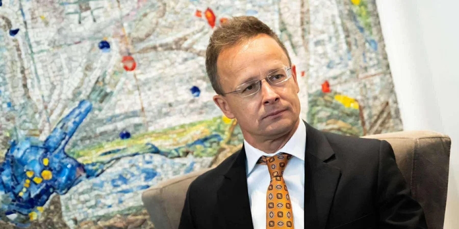 Bộ trưởng Ngoại giao và Thương mại Hungary Peter Szijjarto (Ảnh: english.nv.ua)