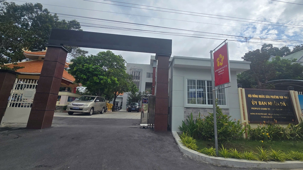 Trụ sở phường Bình Dương sau sáp nhập 
