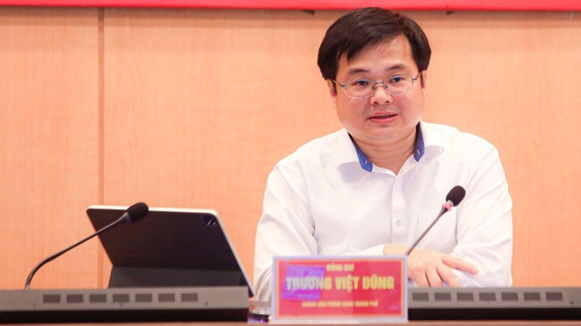 Chánh Văn phòng UBND Hà Nội Trương Việt Dũng được giới thiệu bầu làm Phó Chủ tịch UBND thành phố Hà Nội.