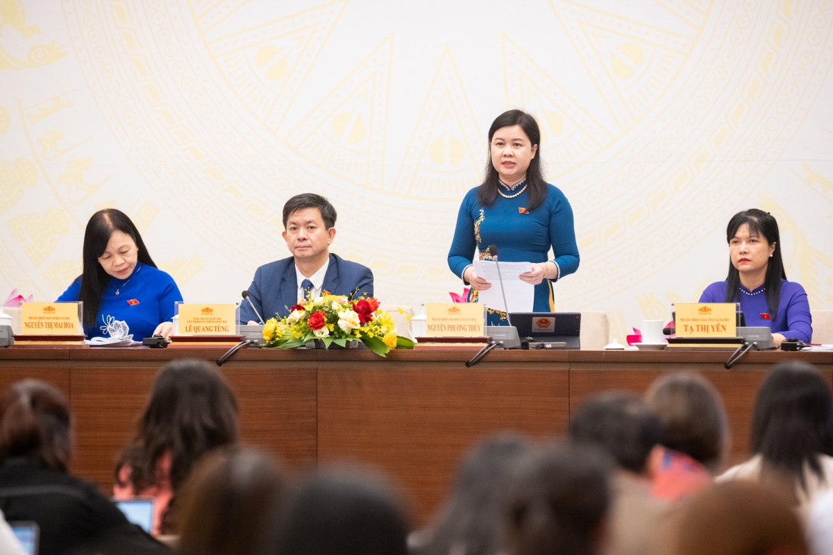 Phó Chủ nhiệm Ủy ban Pháp luật và Tư pháp của Quốc hội Nguyễn Phương Thủy. (Ảnh: Quốc hội)