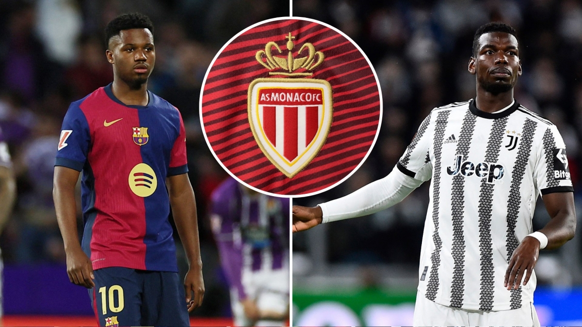 AS Monaco chơi lớn với hai thương vụ Paul Pogba và Ansu Fati. (Ảnh: beIN SPORTS)