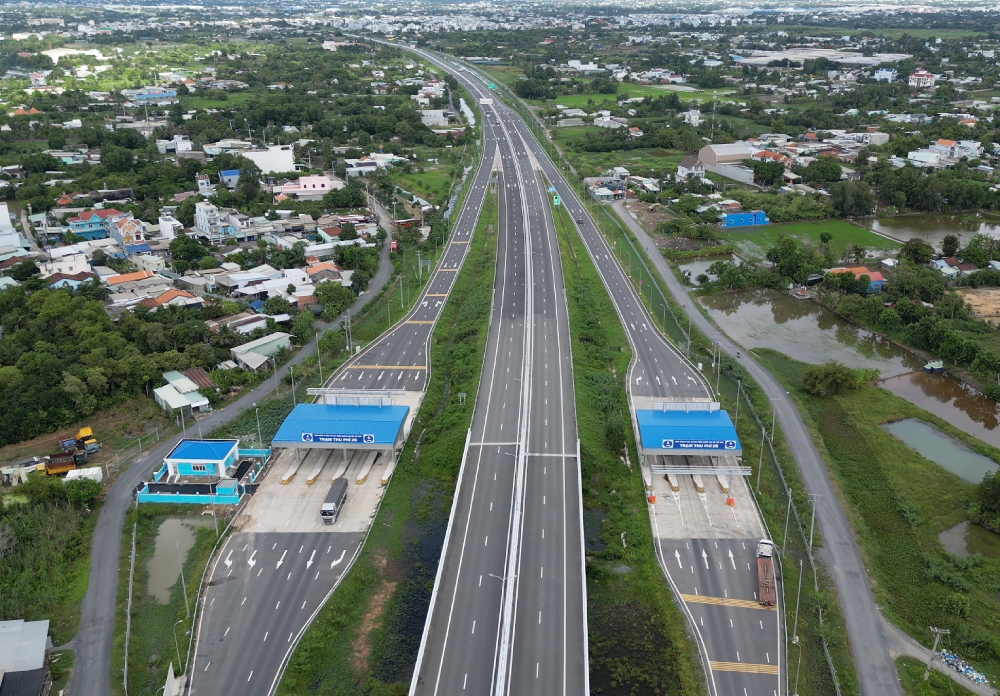 Điểm đầu cao tốc Bến Lức - Long Thành tại nút giao Mỹ Yên thuộc địa phận huyện Bến Lức, tỉnh Long An