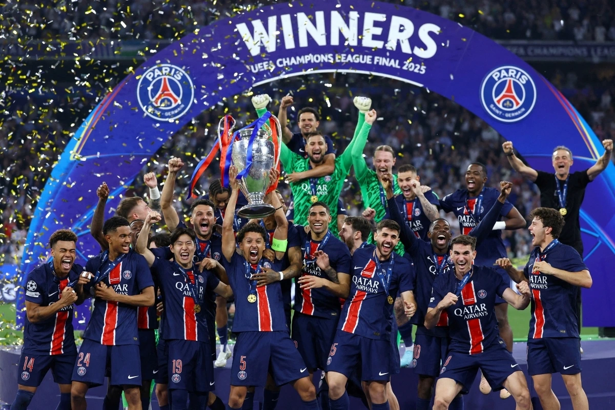 PSG lần đầu vô địch Cúp C1 châu Âu 20242025 (Ảnh: Reuters).