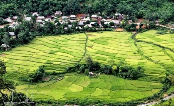 A village of Thai ethnic group in Pu Luong, Thanh Hoa province.