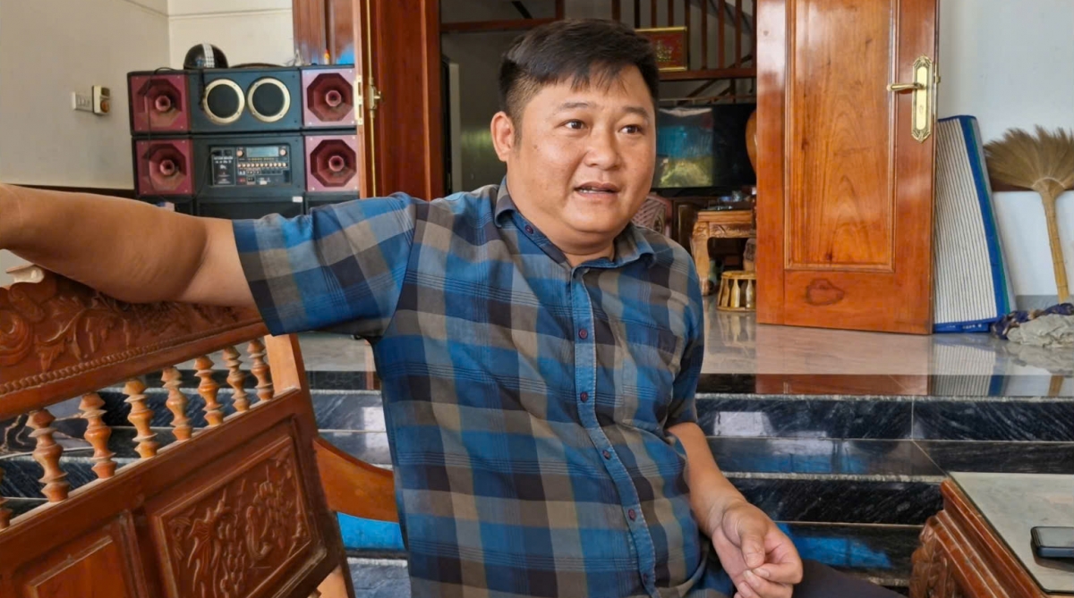 Ông La Văn Đức, Bí thư Chi bộ bản Phảy - Thái Minh. Ảnh: Nhật Lân