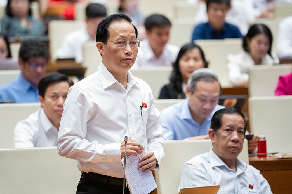 Đại biểu Nguyễn Trúc Sơn (đoàn Bến Tre).