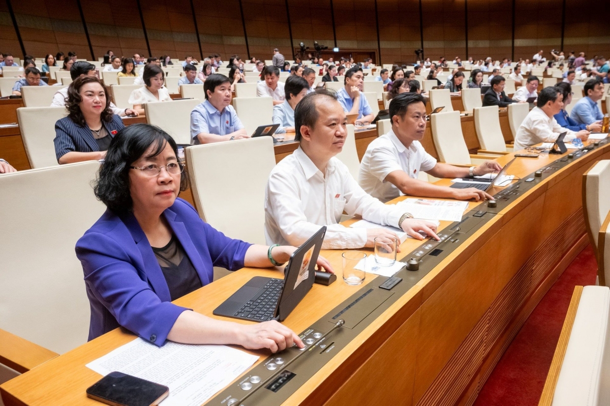 Với 435/441 đại biểu tán thành, Quốc hội đã thông qua Nghị quyết bổ sung dự toán thu ngân sách Nhà nước (NSNN) năm 2023 và phê chuẩn quyết toán NSNN năm 2023.
