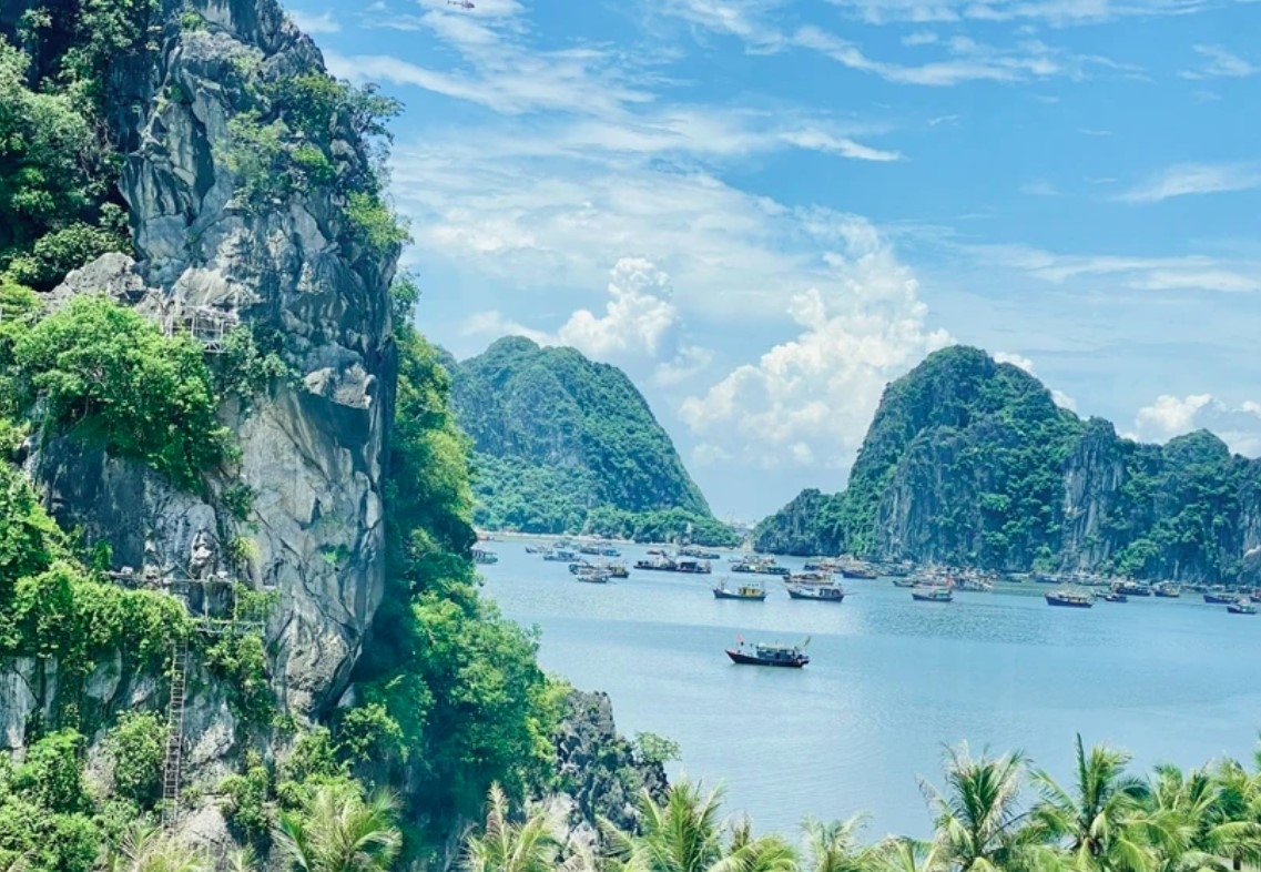 Quang Ninh province is a popular destination in summer.