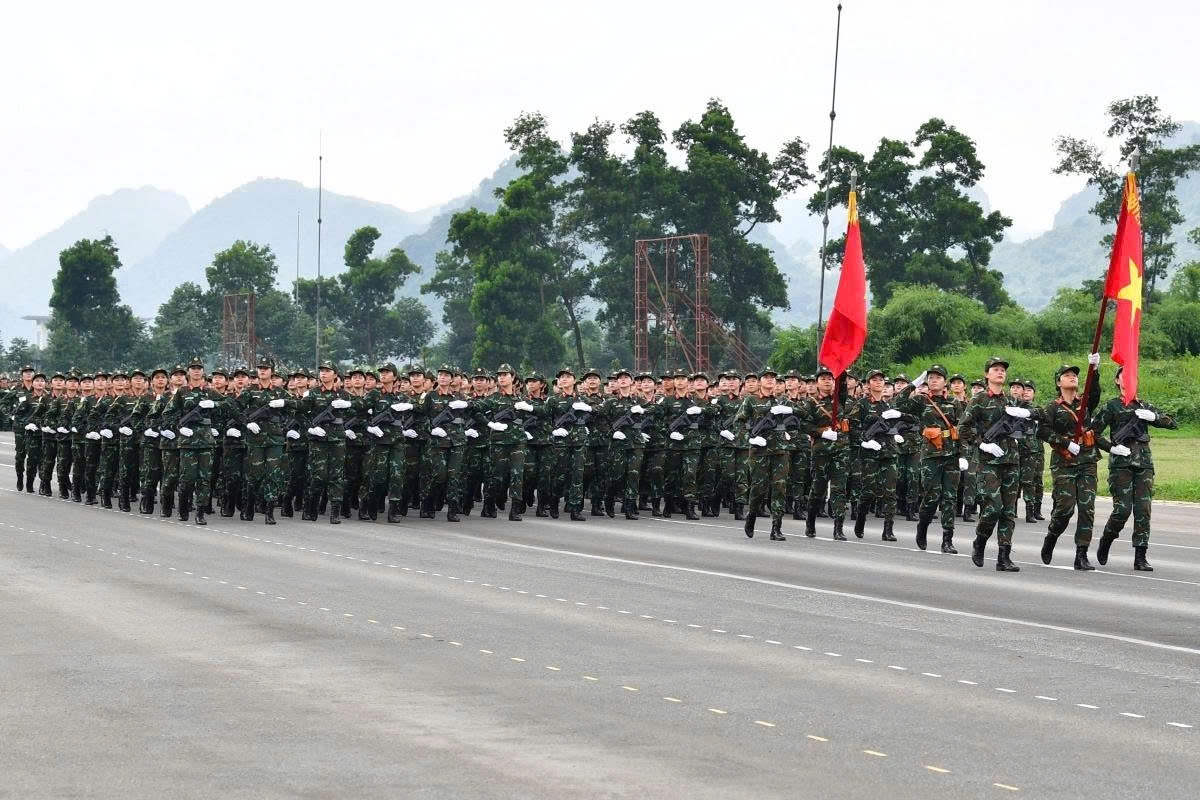 This marks the first in-person joint rehearsal in preparation for the National Day celebration.
