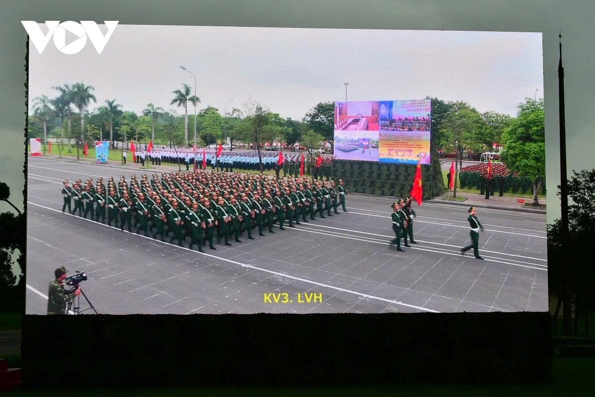 The main rehearsal site at Mieu Mon Training Centre is connected virtually to two additional locations: the Vietnam National Village for Ethnic Culture and Tourism and Vietnam National University, Hanoi, allowing for coordinated participation across venues.