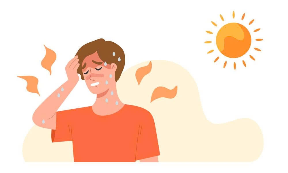7 người nhập vì nắng nóng, trong đó 1 bệnh nhân nguy kịch
