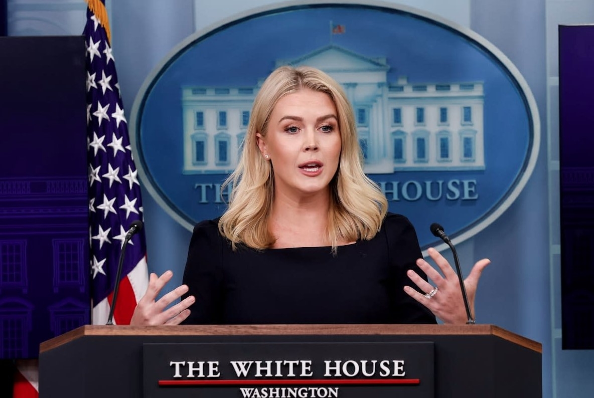 Thư ký báo chí Karoline Leavitt. Ảnh: Reuters