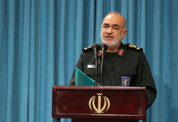  Tư lệnh Vệ binh Cách mạng Hồi giáo Iran, Thiếu tướng Hossein Salami. Ảnh: Reuters