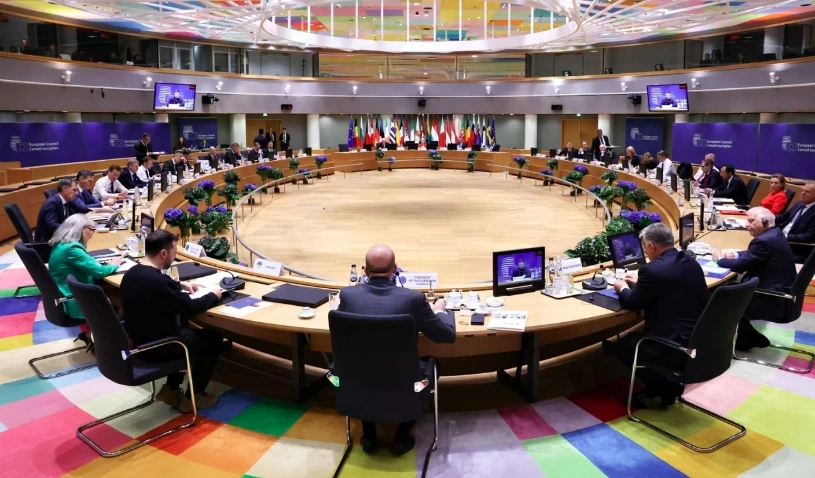 Hội nghị thượng đỉnh EU. Ảnh: Euronews