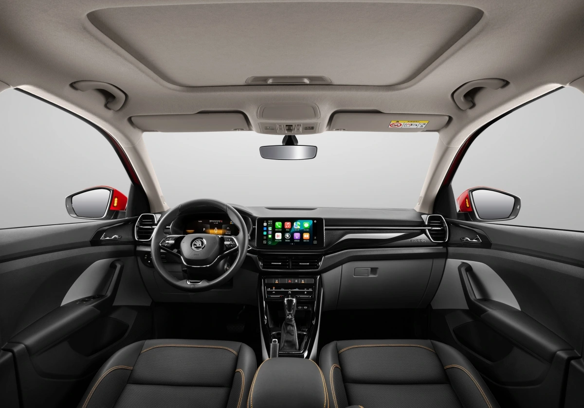 Nội thất Skoda Kushaq hiện đại và tinh tế