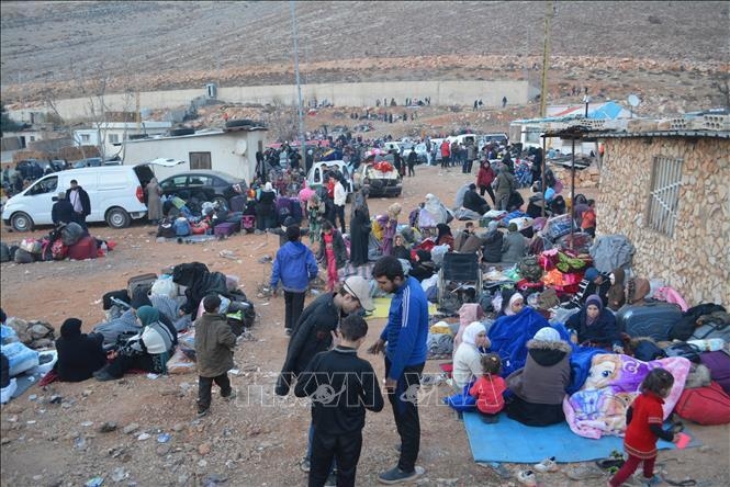 Người tị nạn Syria. Ảnh: THX/TTXVN.