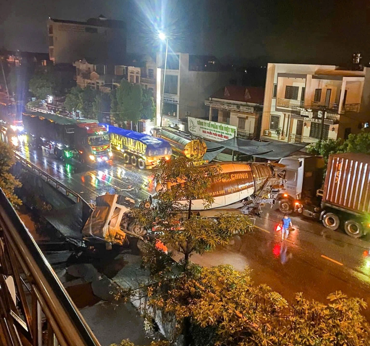Hiện trường vụ tai nạn