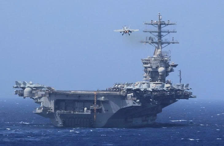 USS Nimitz CVN-68 là siêu hàng không mẫu hạm đầu tiên thuộc lớp Nimitz. Ảnh: Hải quân Mỹ.