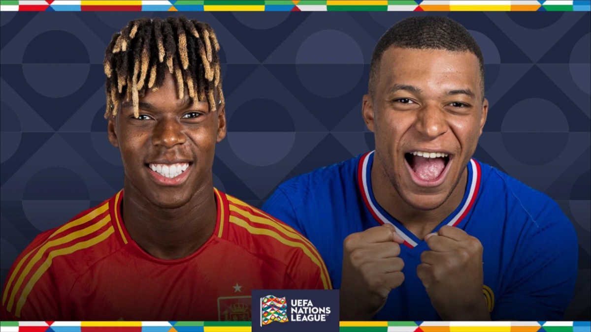 ĐT Tây Ban Nha và ĐT Pháp chạm trán nhau lần đầu sau Euro 2024 (Ảnh: UEFA)