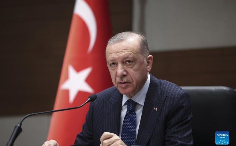 Tổng thống Thổ Nhĩ Kỳ Recep Tayyip Erdogan. Ảnh: Xinhua