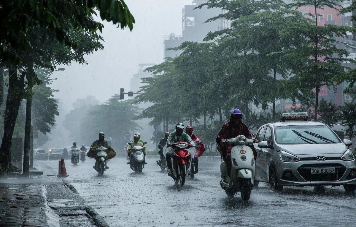 Vùng núi và trung du Bắc Bộ có mưa to và dông