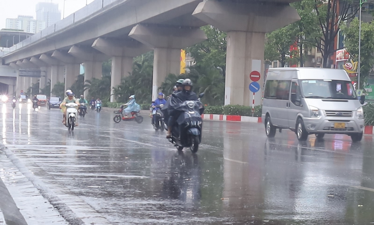 Nhiều nơi có mưa rào vào chiều tối và đêm