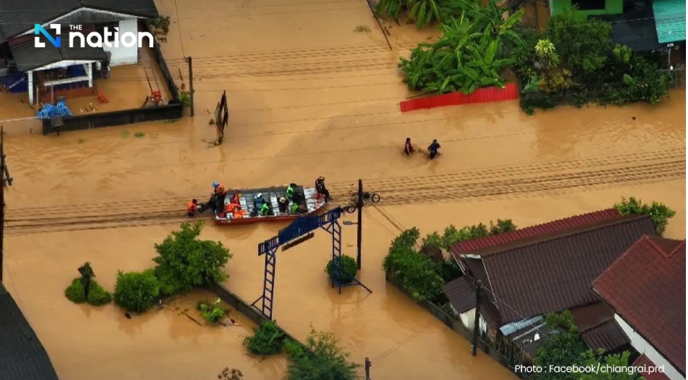 Lũ lụt nghiêm trọng tại Chiang Rai. Nguồn: The Nation