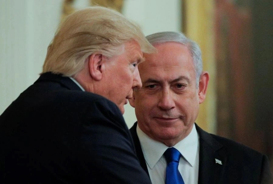 Tổng thống Mỹ Donald Trump và Thủ tướng Israel Benjamin Netanyahu. (Ảnh: Reuters)
