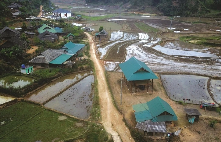 Một góc xã Tri Lễ, huyện Quế Phong, Nghệ An